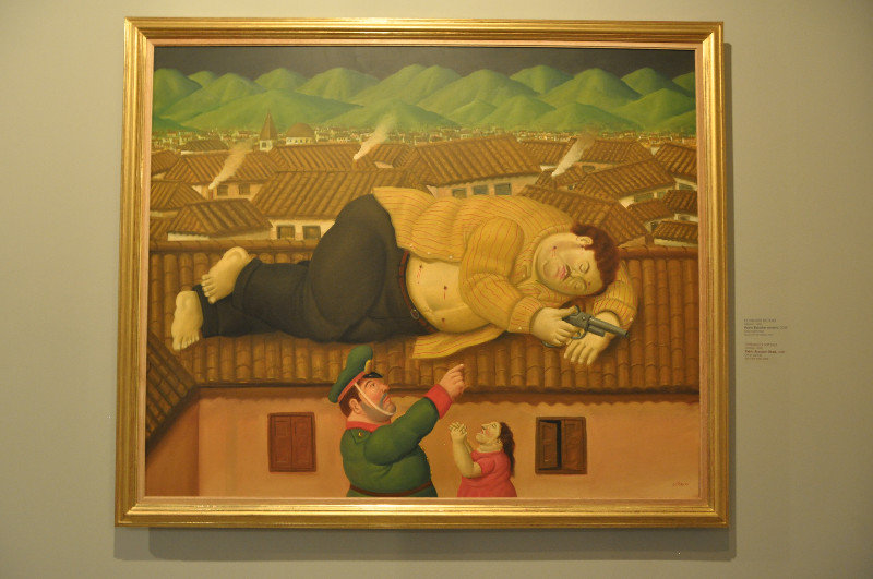 The Killing of Pablo Escobar by Fernando Botero