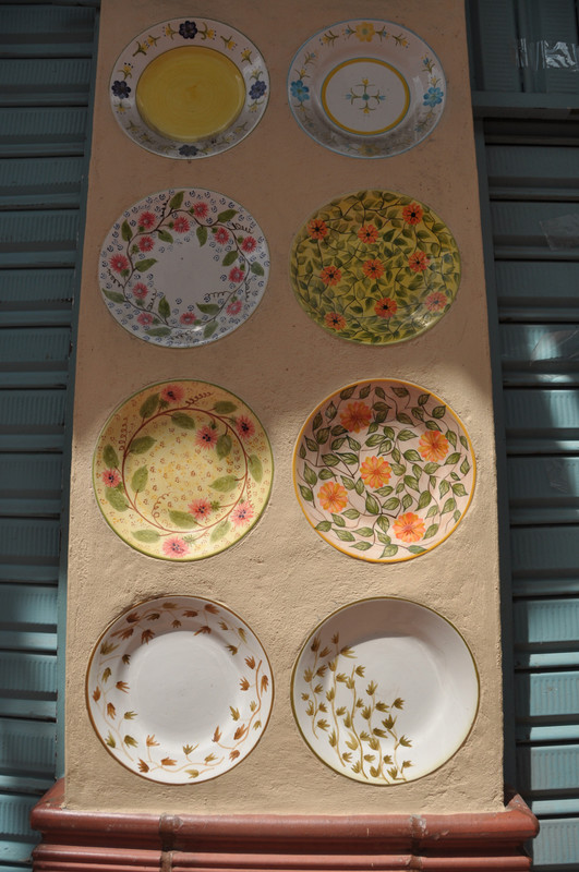 An example of the ceramics in the Calle de las Ceramicas.