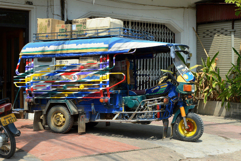 Tuk-tuks in Laos are some of the coolest we've seen!