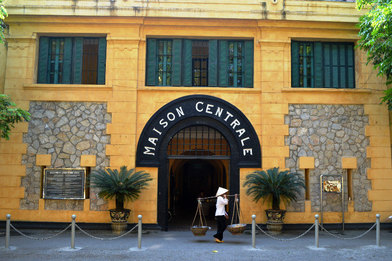The entrance of Hoả Lò Prison