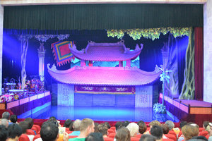 Stage at Thang Long Water Puppetry Theatre