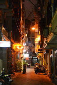 Alley at night