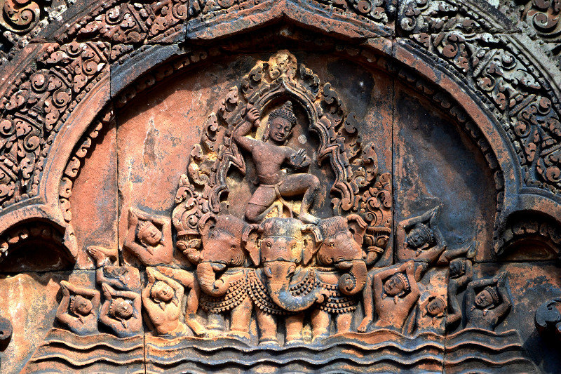 Relief at Banteay Srei 