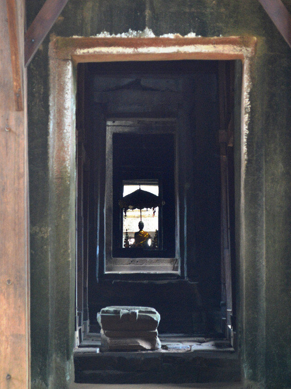 Hidden Buddha shrine at Bayon