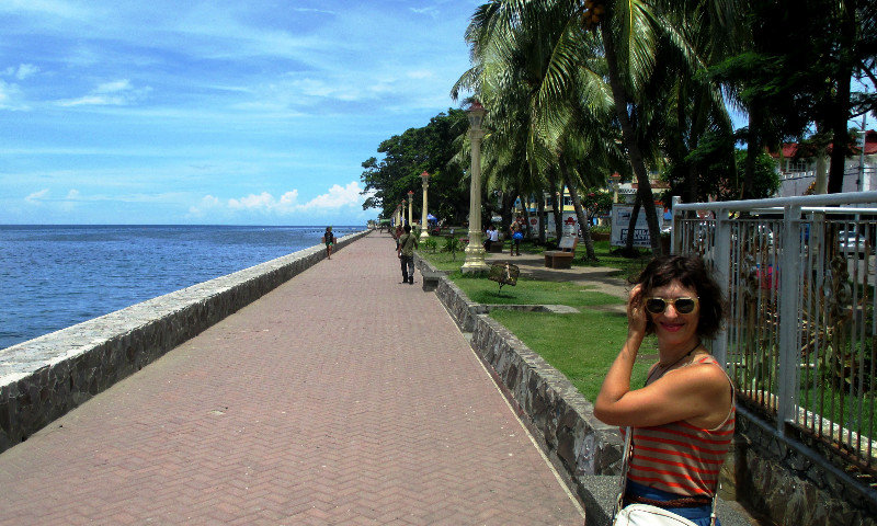 The waterfront in Dumaguete