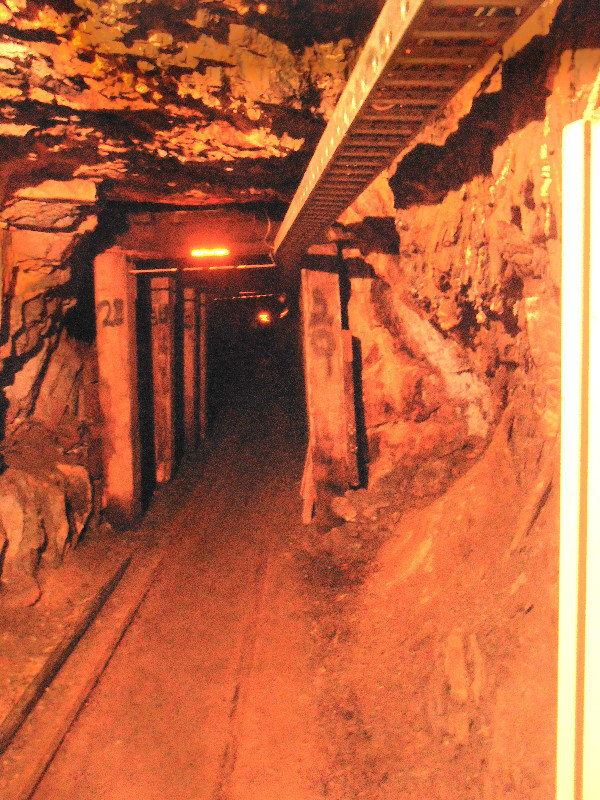 gold mine tunnels