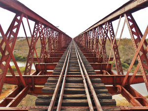 Old Ghan Rail bridge