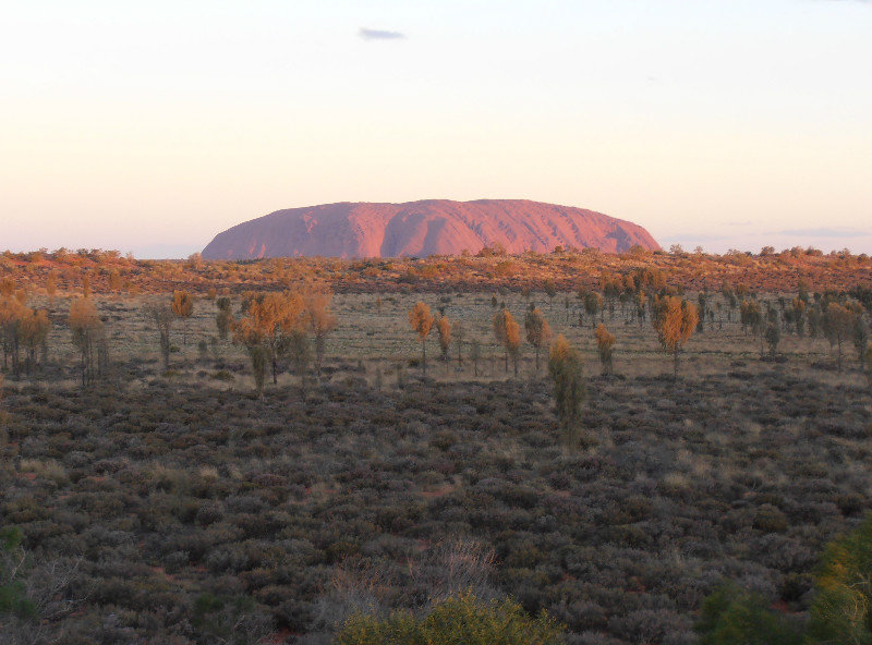 Sunset on Uluru