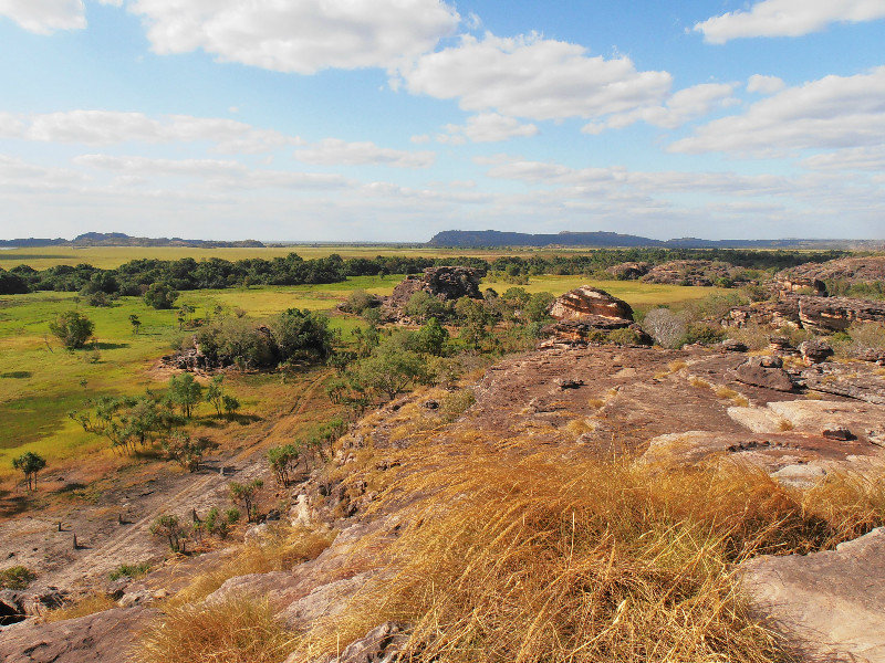 Ubirr flood plains from the Lookout