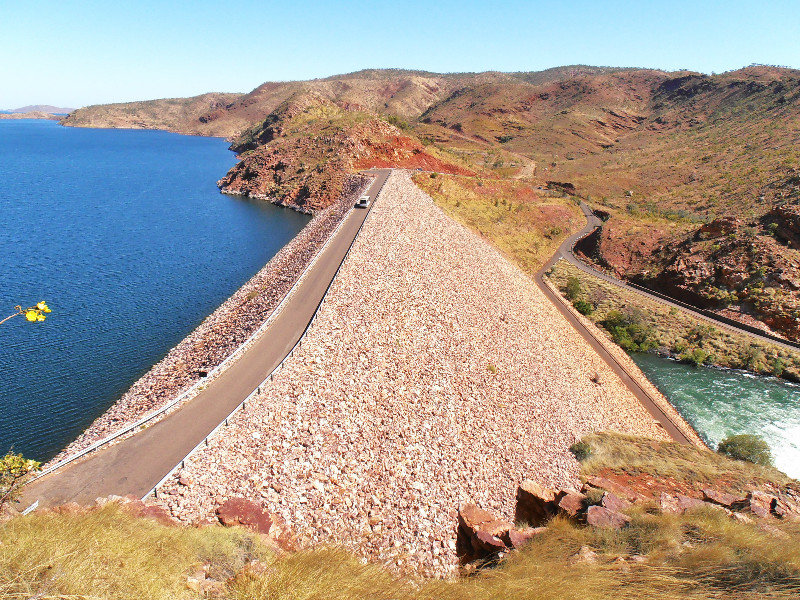Argyle Dam wall