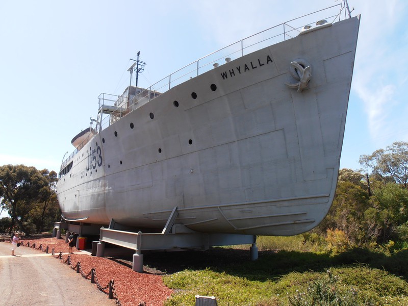 The Whyalla. The first ship built in Whyalla