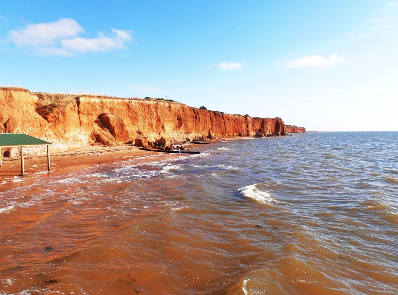 The red cliffs of Ardrossan