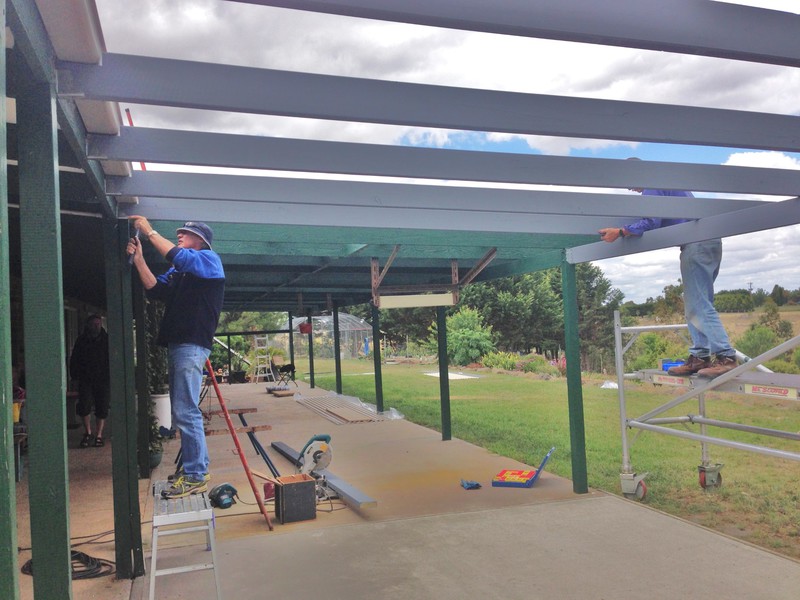 Extending the Patio awning