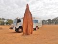 The Termite Mounds are big at Bramwell Junction.