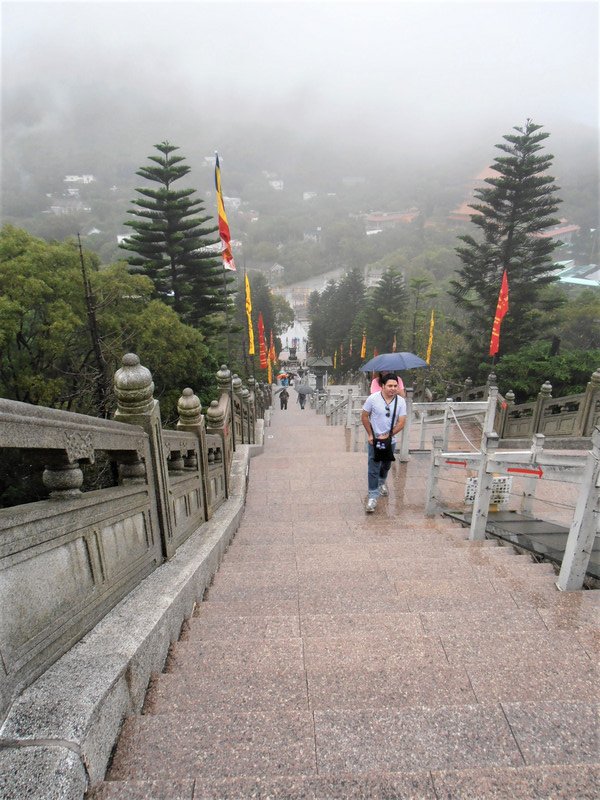 The steps to Big Buddha