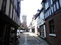 Shrewsbury cobble stone streets