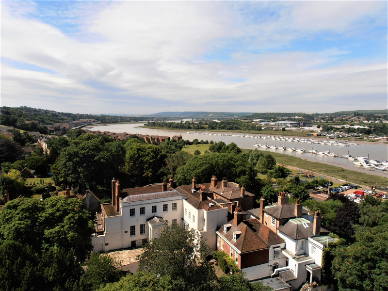 View from the top of Rochester Castle