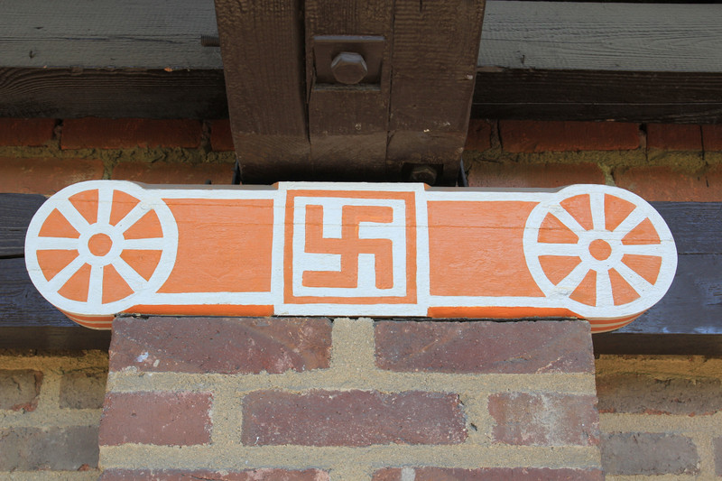Swastika - note that it was painted there already in 1912