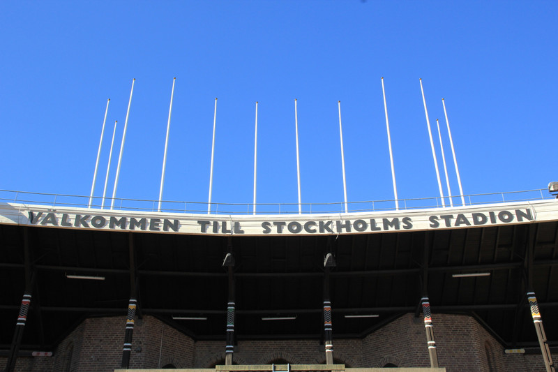 "Welcome to Stockholm Stadium"