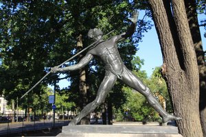 Statue of a javelin thrower