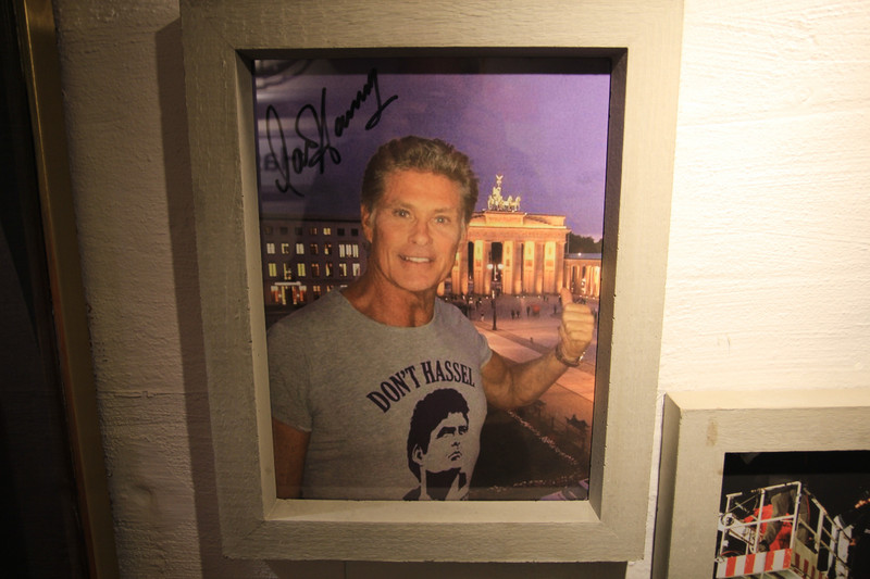 The Hoff photographed in Berlin