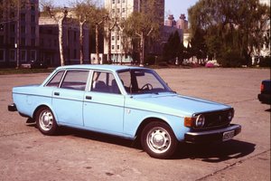 One of the unpaid Volvo cars