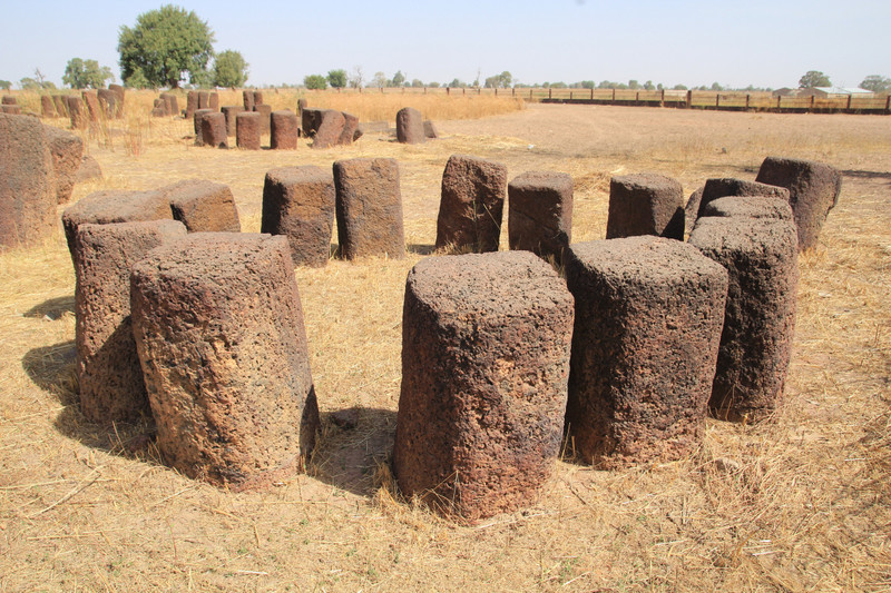 Stone circles in Sine Ngayene 