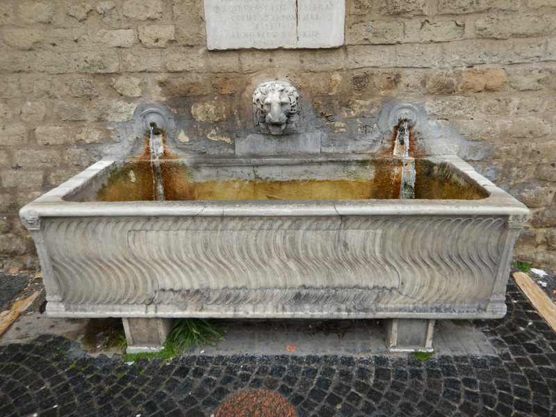 Fountain or a watering trough?