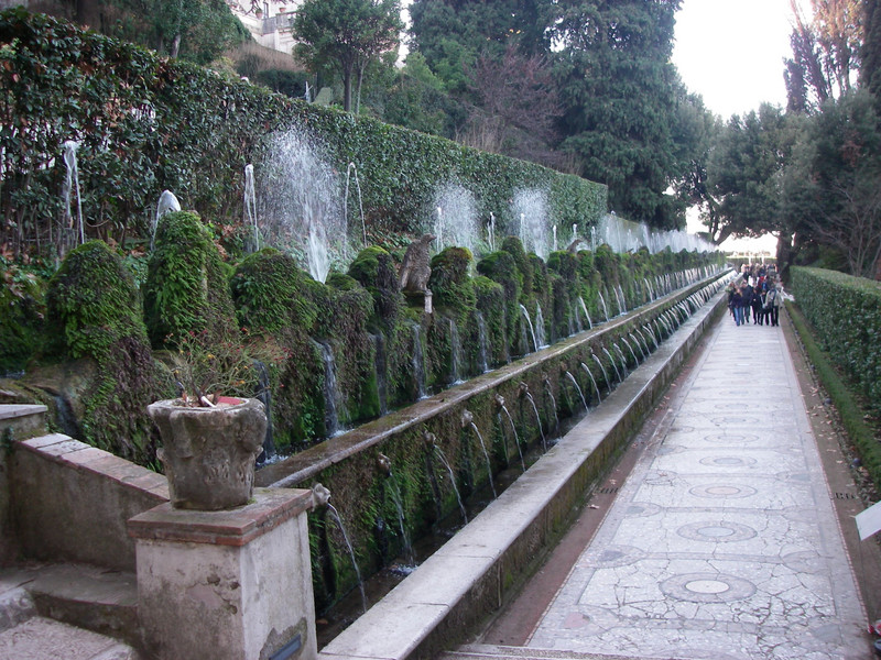 The garden of Villa d'Este