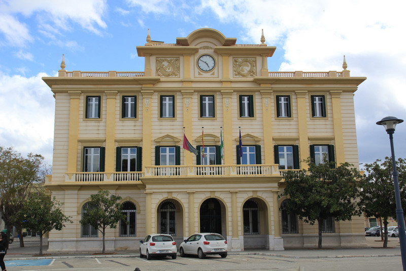 Building in Málaga port