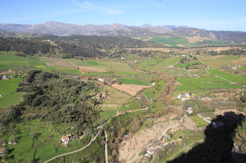 View from Ronda over the surroundings