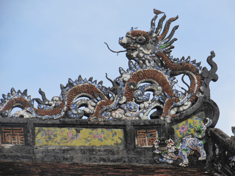 Decoration on a roof