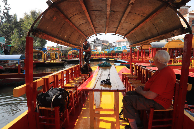 Canal ride in Xochimilco 