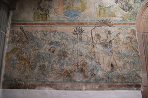 Fresco in San Miguel de Archangel
