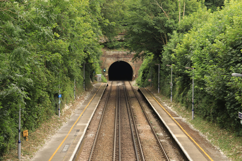 Railway tunnel with an interesting history