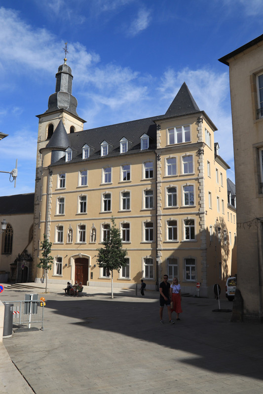 Building in Luxembourg City old town