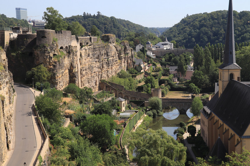 Canyon in Luxembourg City