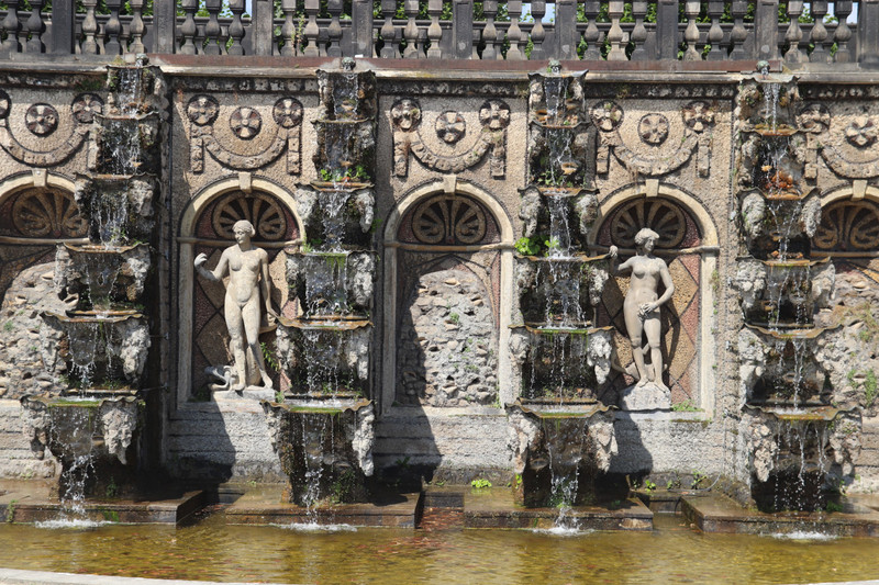 Fountain in the palace garden