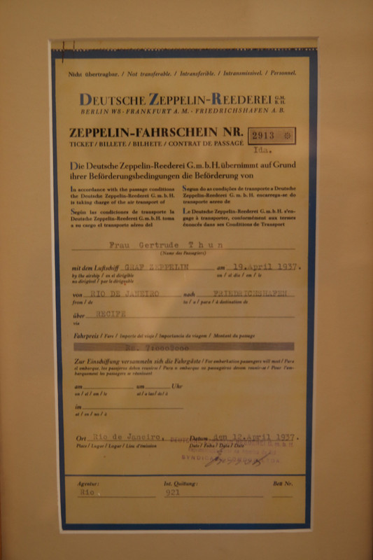 A Zeppelin ticket