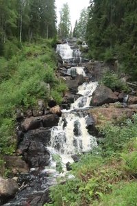 Västanå waterfall