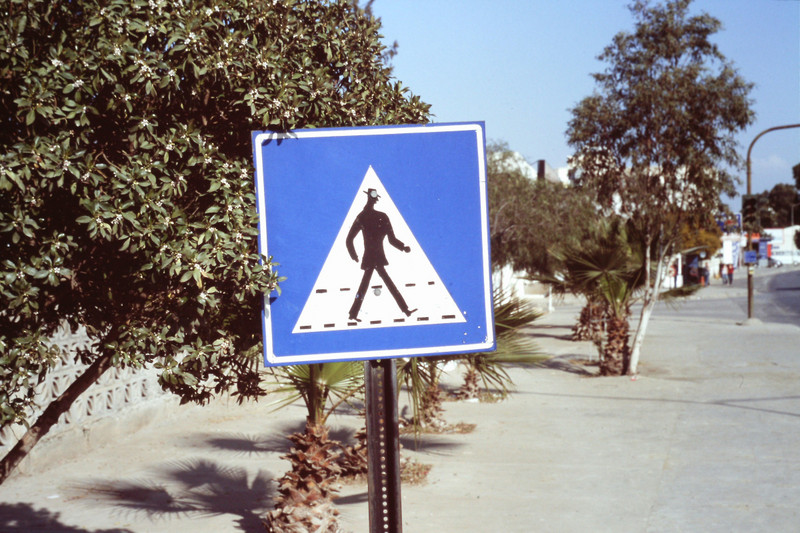 Crosswalk sign