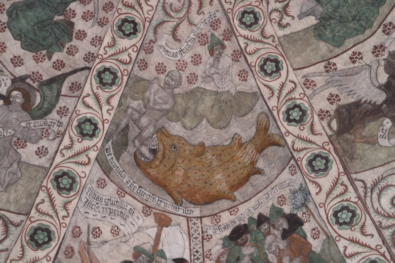 Täby church frescoes