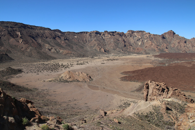 View over parts of Mount Teide NP