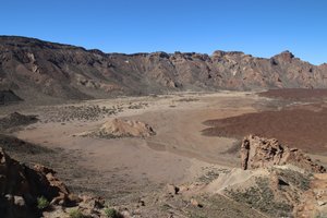 View over parts of Mount Teide NP