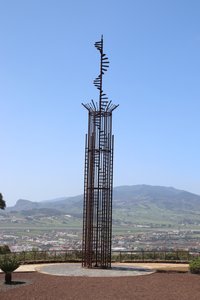 Memorial over Tenerife airport disaster
