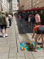Playing with balls in the gutter