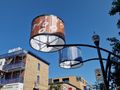 Cartier Avenue's giant lampshades