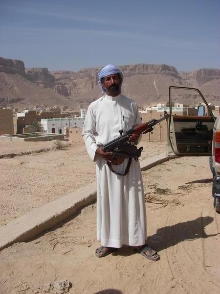 Bedouin with an AK47