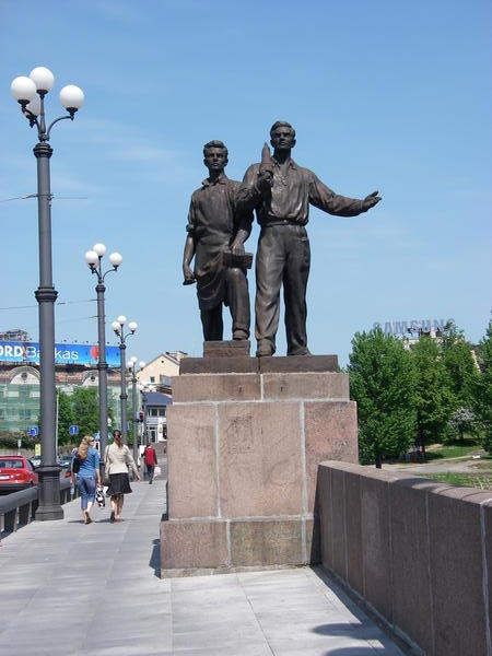 Soviet style Statue