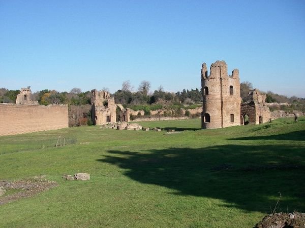Ruins along the via Appia Antica